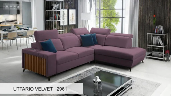 Braxton I Corner Sofa Bed - Lava Furniture Store