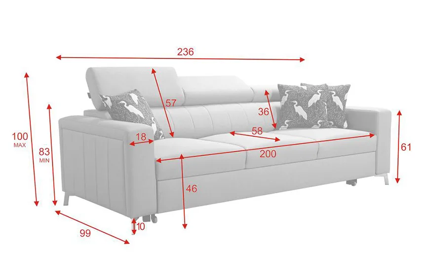 sofa bed baltin lava corners furniture store