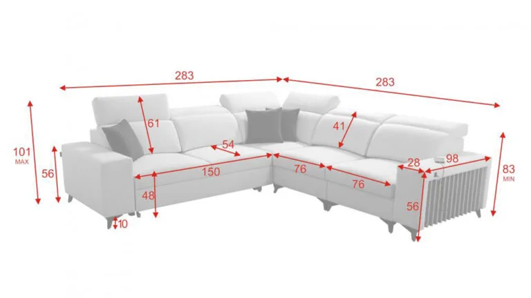corner sofa bed Braxton III Lava corners furniture store