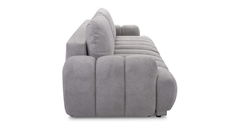Cube 3 seater sofa bed side