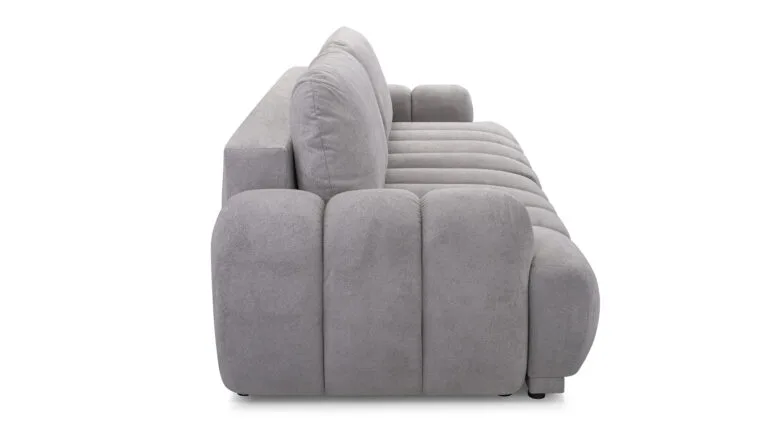 Cube 3 seater sofa bed side