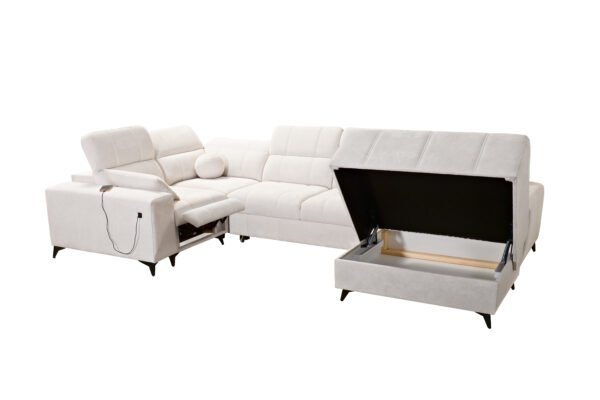 Dalia IV U Shaped Sofa Bed with Recliner