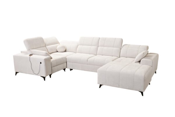 Dalia IV U Shaped Sofa Bed with Recliner