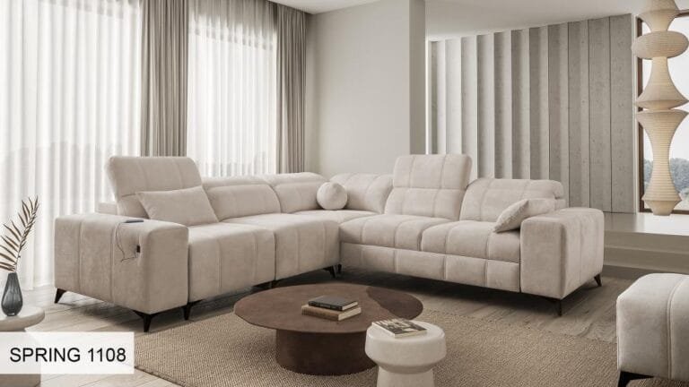 Dalia III 4 Seater Corner Sofa Bed
