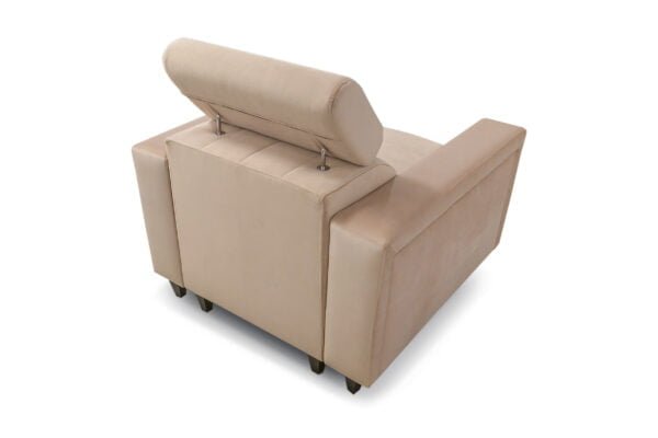 Baltin Armchair Armchair with adjustable headrest.