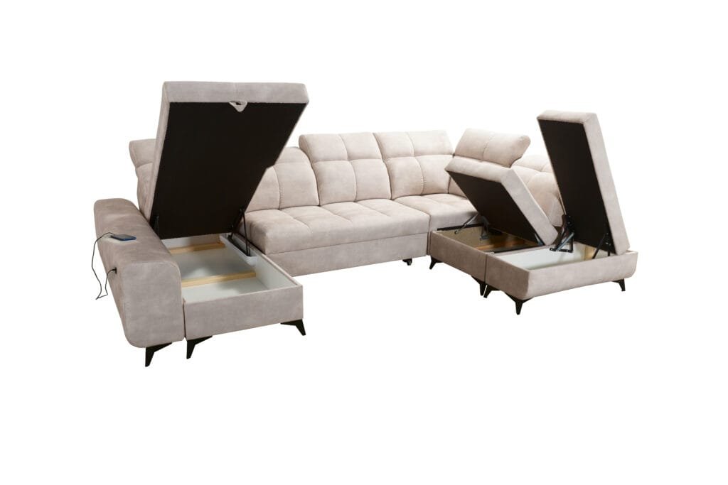 U Shape Corner Sofa Bed Grace VI