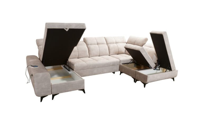 U Shape Corner Sofa Bed Grace VI