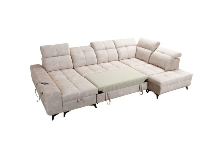 U Shape Corner Sofa Bed Grace VI