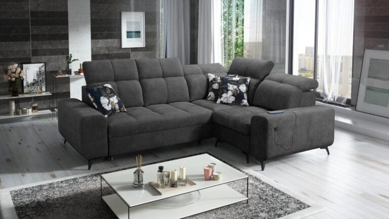 Grace corner sofa bed with storage Lava Furniture Store