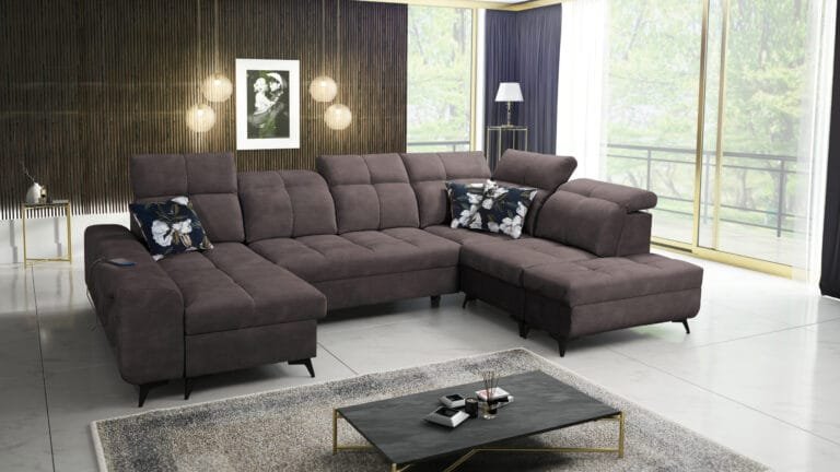 U Shape Corner Sofa Bed Grace VI