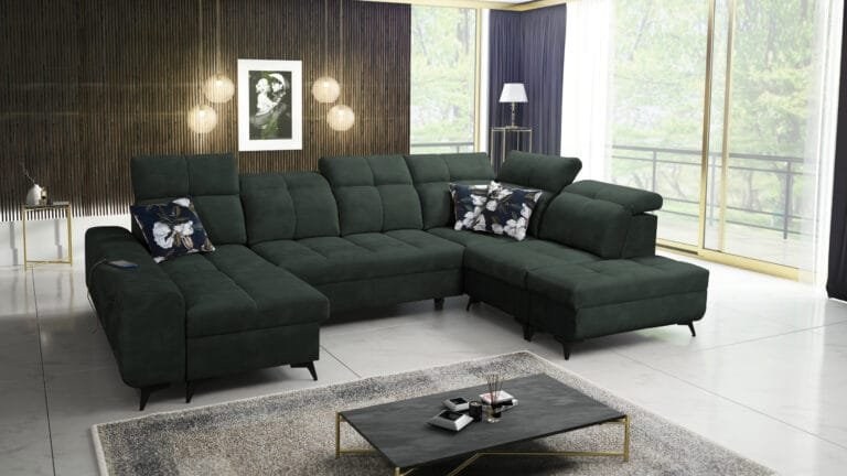 U Shape Corner Sofa Bed Grace VI