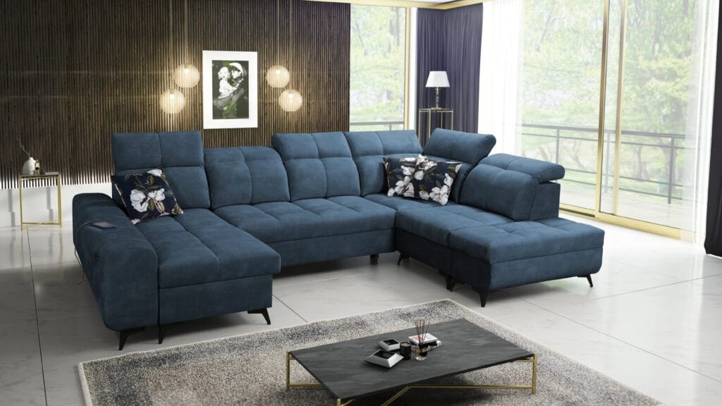 U Shape Corner Sofa Bed Grace VI