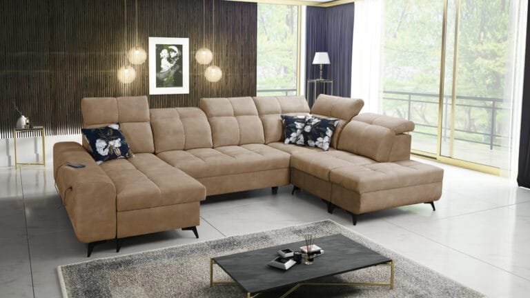 U Shape Corner Sofa Bed Grace VI
