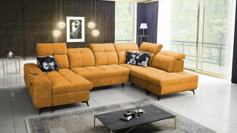U Shape Corner Sofa Bed Grace VI