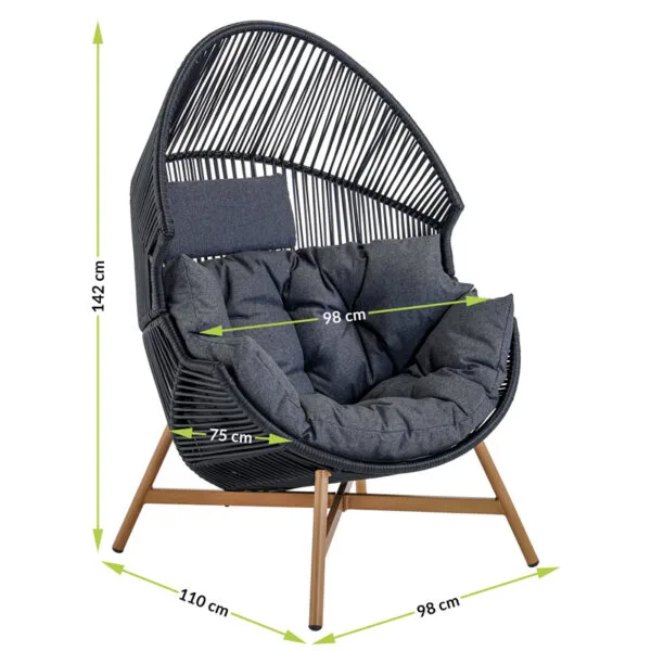 Honey Cocoon Garden Seater Lava Corner Furniture Store Ireland (1)