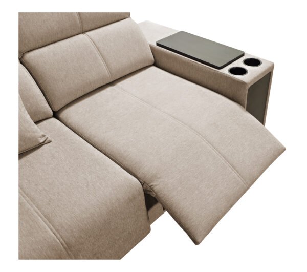 Marvello IV U Shape Sofa Bed with recliner out