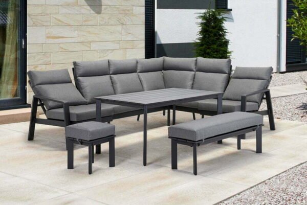 Male Outdoor Dining Set for 9 People Lava Corners Furniture Store