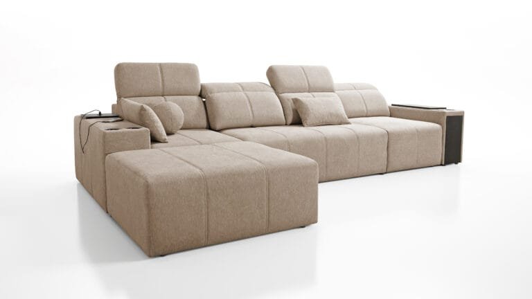 Marvello XII Corner Sof Bed with Electric Recliner from Lava Corners Furniture Store