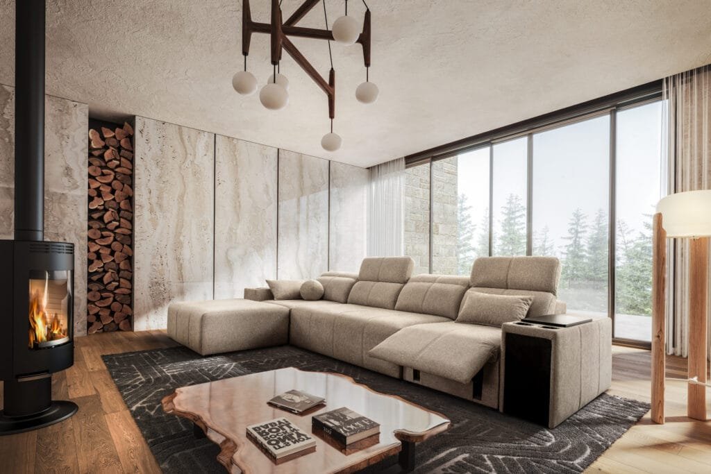 Marvello XII Corner Sof Bed with Electric Recliner from Lava Corners Furniture Store