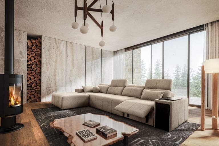 Marvello XII Corner Sof Bed with Electric Recliner from Lava Corners Furniture Store