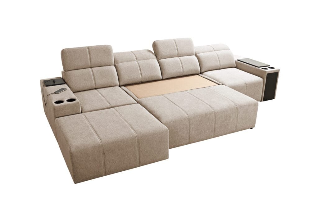 Marvello XII Corner Sof Bed with Electric Recliner from Lava Corners Furniture Store