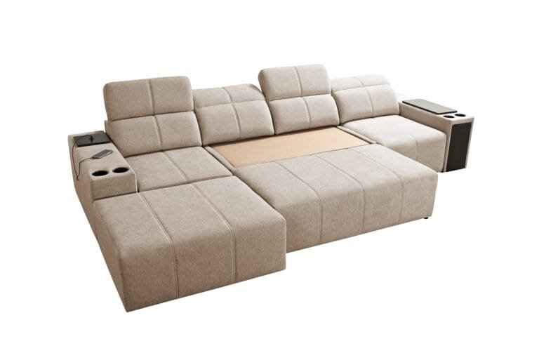 Marvello XII Corner Sof Bed with Electric Recliner from Lava Corners Furniture Store