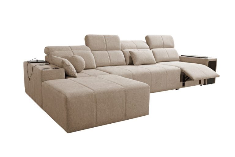Marvello XII Corner Sof Bed with Electric Recliner from Lava Corners Furniture Store