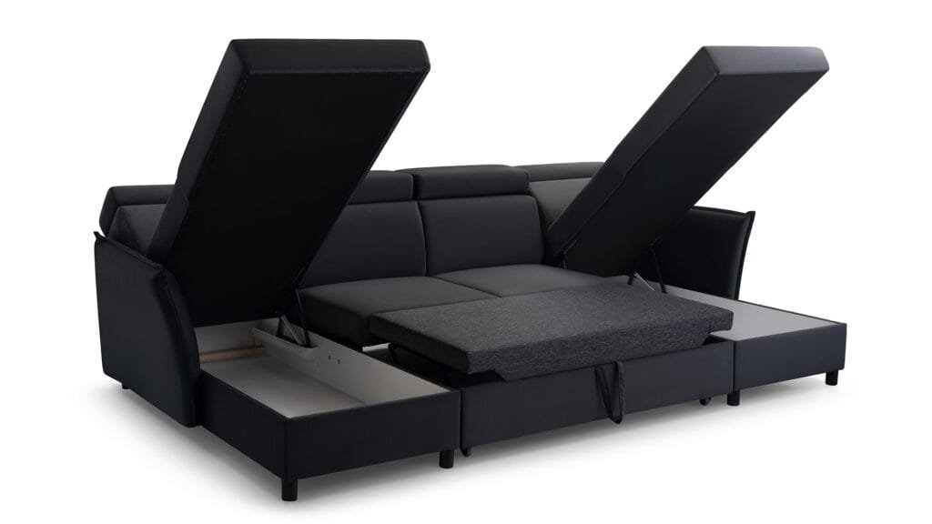 Moris U shaped corner sofa bed Lava coeners furniture shop 3