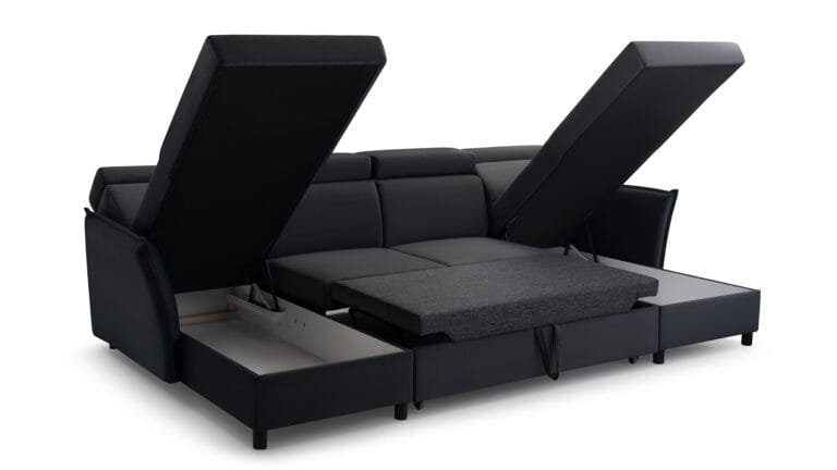 Moris U shaped corner sofa bed Lava coeners furniture shop 3