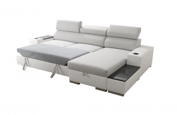 Paris I Corner Sofa Bed in Sleeping Function