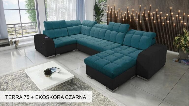 Polly IV-Corner-Sofa-Bed- U shaped-Lava-corners-furniture-store-Ireland