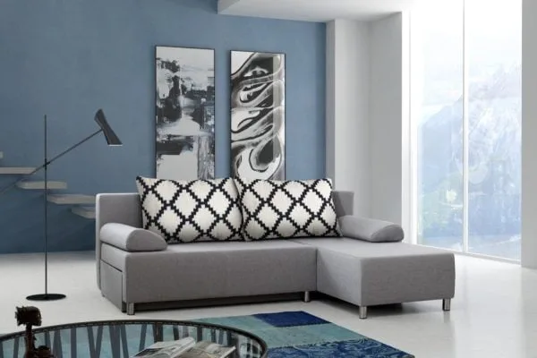 Roco Small Corner Sofa Bed - Image 4