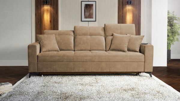 Sofa Ingrid Light Brown Colour