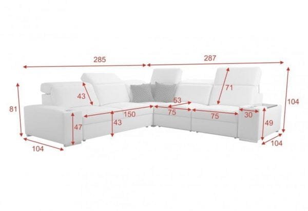 Rinno III Corner Sofa Bed - Image 9