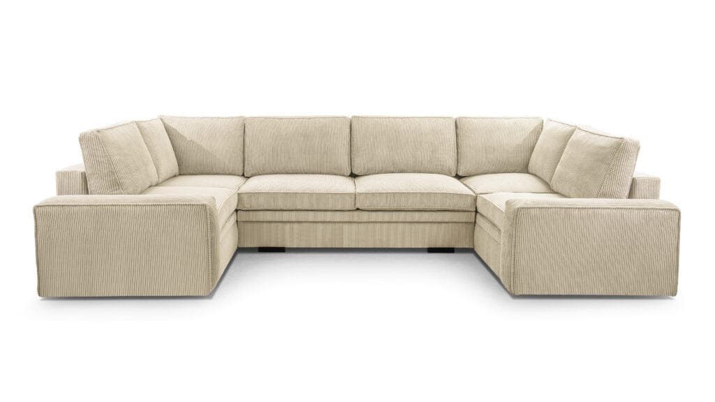 Turin U shaped corner sofa bed lava corners furniture Ireland (1)