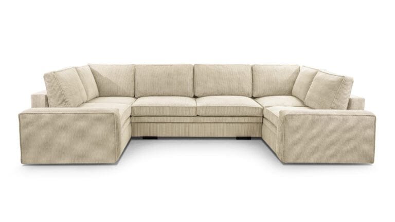 Turin U shaped corner sofa bed lava corners furniture Ireland (1)