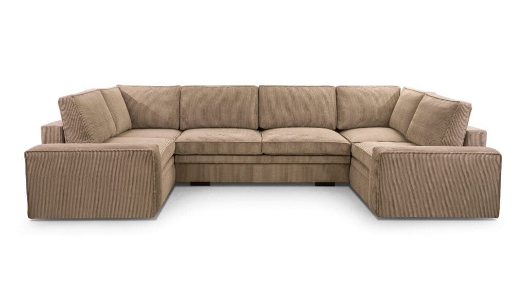 Turin U shaped corner sofa bed lava corners furniture Ireland (1)