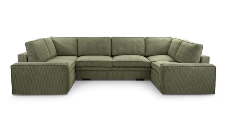Turin U shaped corner sofa bed lava corners furniture Ireland (1)