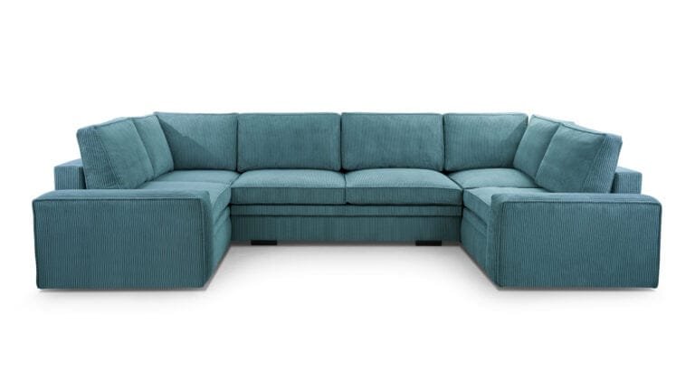 Turin U shaped corner sofa bed lava corners furniture Ireland (1)