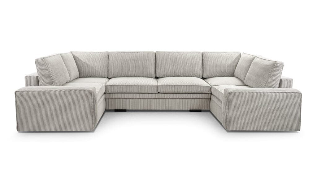 Turin U shaped corner sofa bed lava corners furniture Ireland (1)
