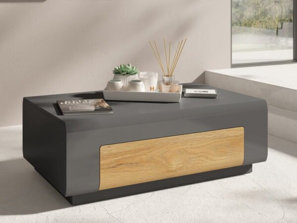 Turin coffee table with large drawer lava corners furniture store from poland-1