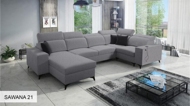 U shaped Corner Sofa Bed Bella IV Mix Lava Corners Furniture Store Galway