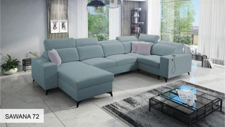 U shaped Corner Sofa Bed Bella IV Mix Lava Corners Furniture Store Galway