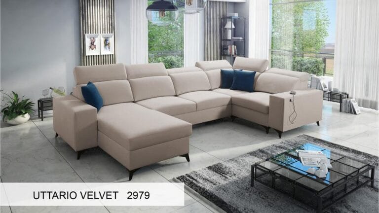 U shaped Corner Sofa Bed Bella IV Mix Lava Corners Furniture Store Galway