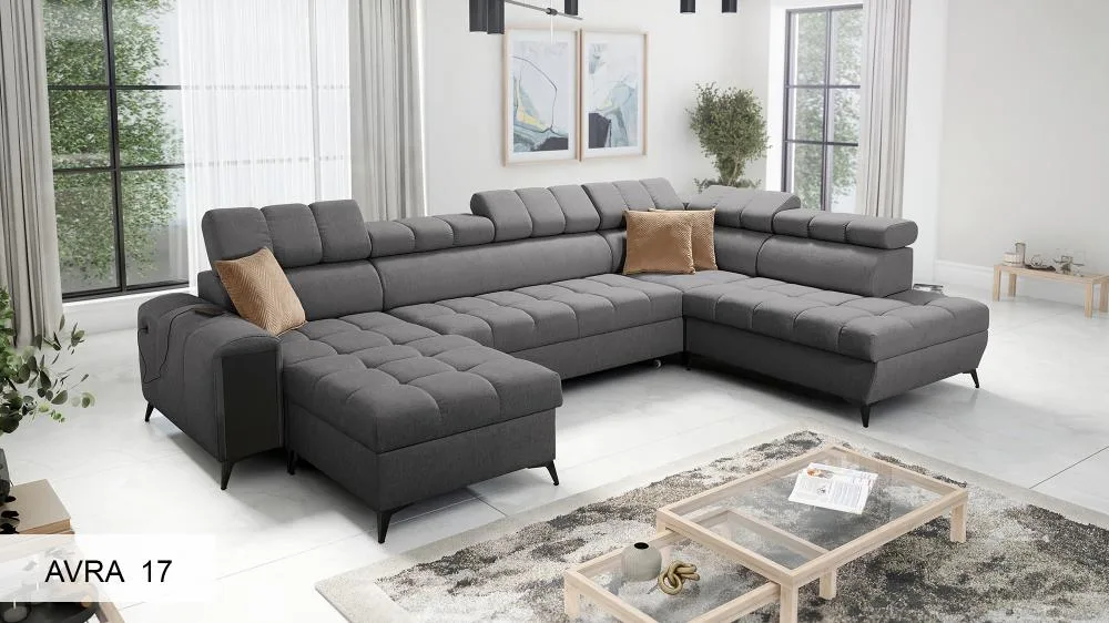 U shape Corner sofa bed Geneva VI Lava Corners Furniture Store Ireland