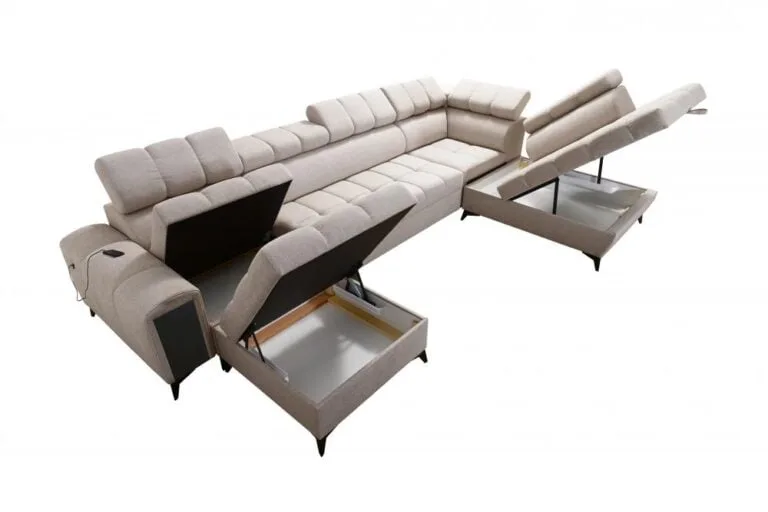 U shaped Corner sofa bed Geneva VI Lava Corners Furniture Store Ireland 2
