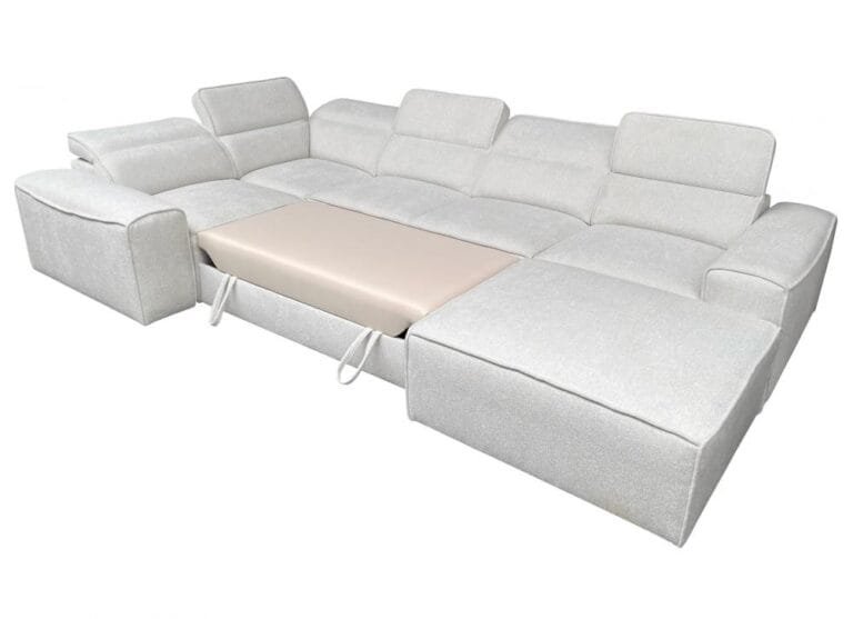u shaped corner sofa bed Venus IV Lava corners furniture store 3